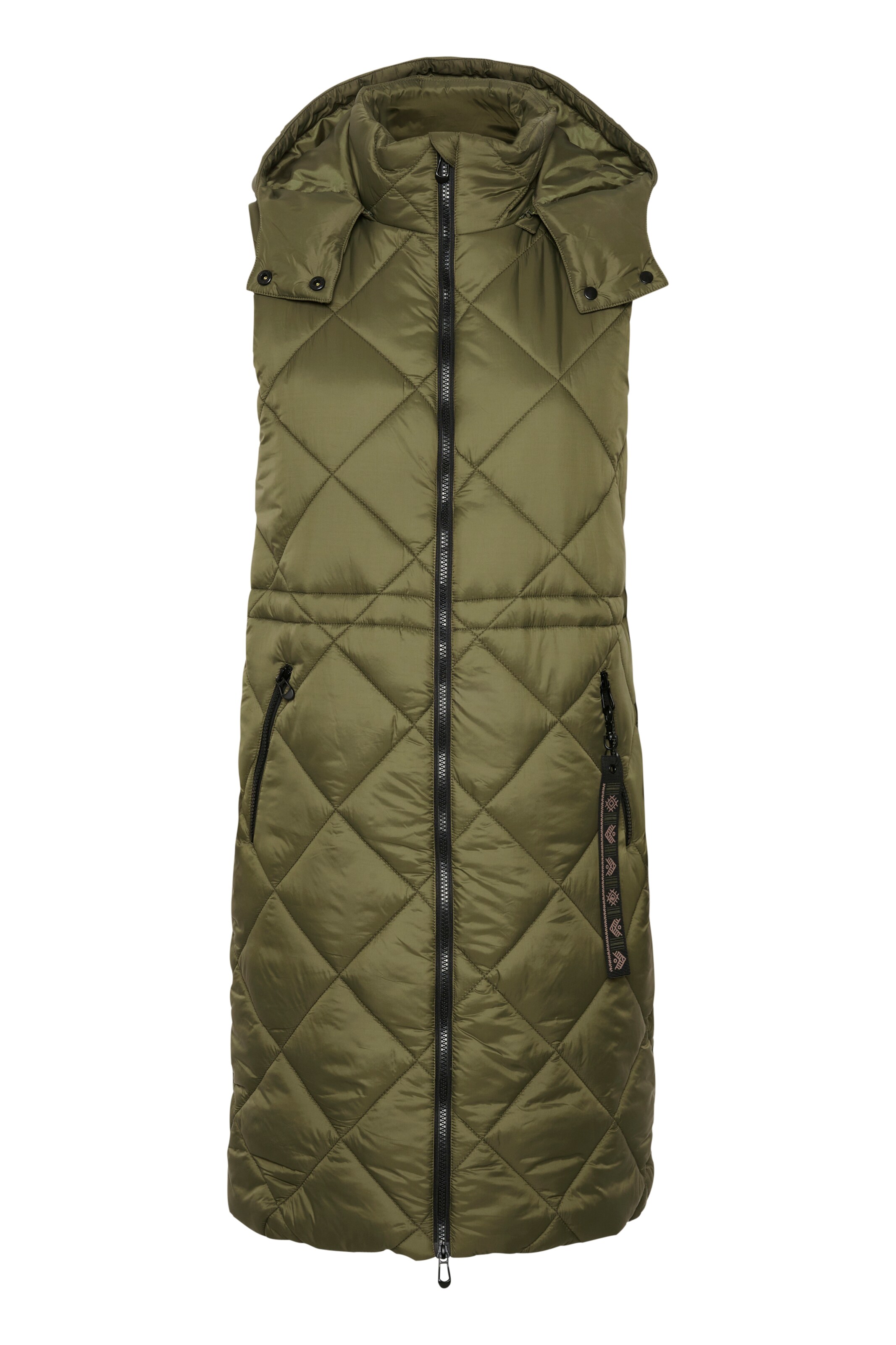 Cream Vest 'Gaiagro' i grøn: forside