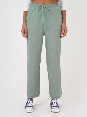 FRESHLIONS Loose fit Trousers 'Mila' in Green: front