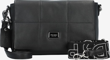 Picard Umhängetasche 'Plaza ' in Schwarz: Vorderseite