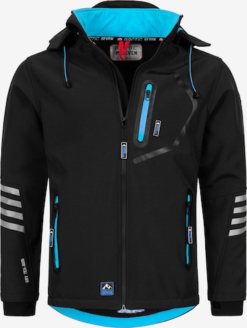 Arctic Seven Übergangsjacke in Schwarz: Vorderseite