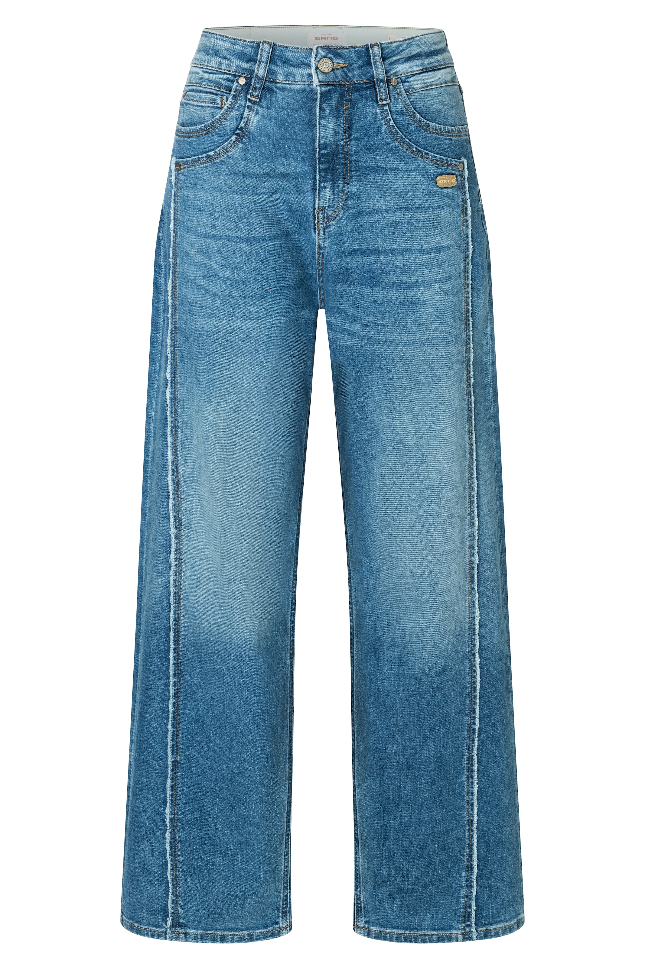Gang Loosefit Jeans in Blau: Vorderseite
