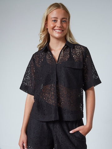 SISTERS POINT Bluza 'ELSIA' | črna barva: sprednja stran