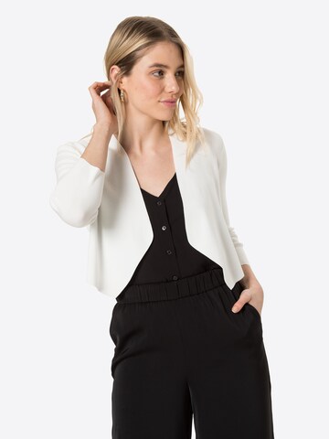 COMMA Knit cardigan in White: front