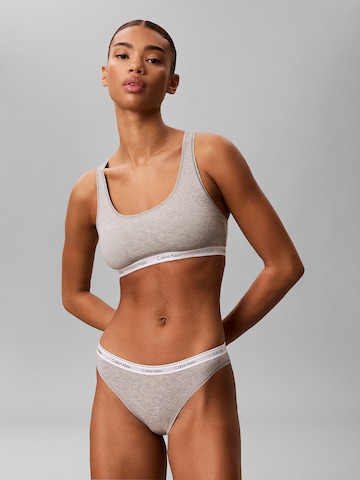Slip Calvin Klein Underwear en gris : devant