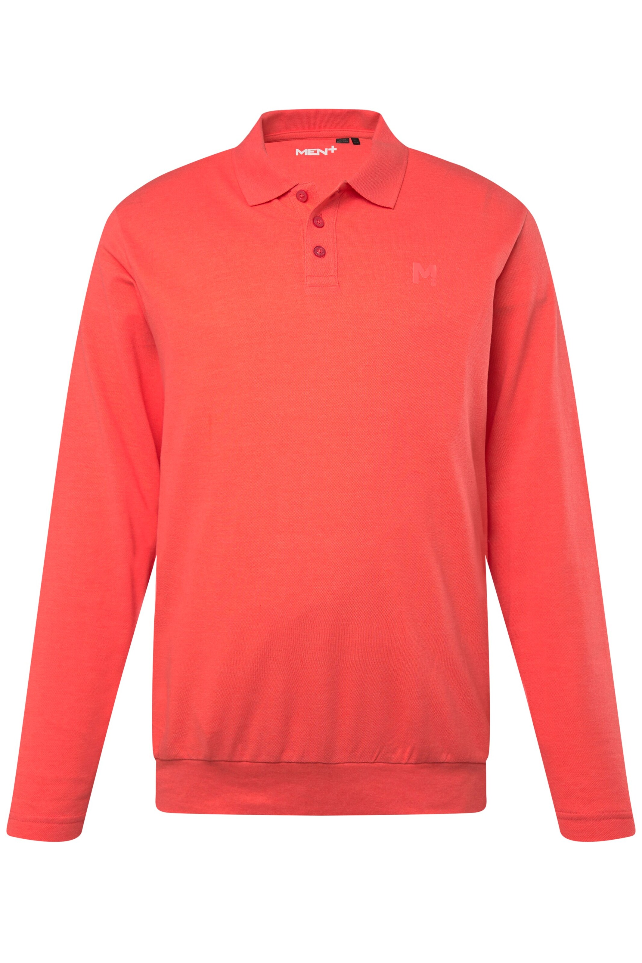 Men Plus Shirt in Rood: voorkant