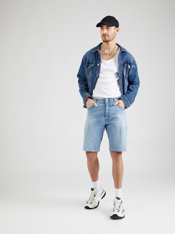 REPLAY Regular Shorts in Blau