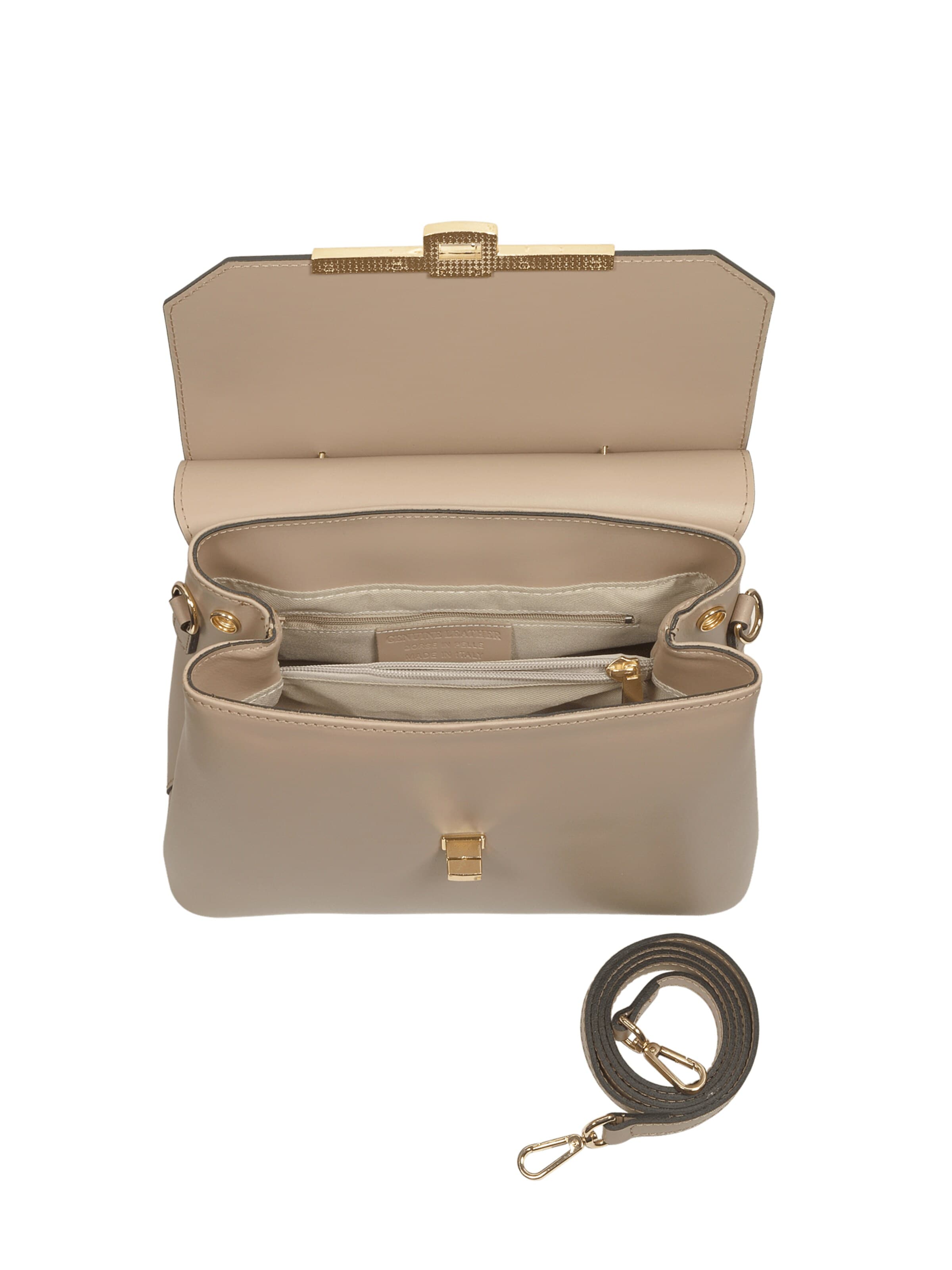LeParmentier - Bolso de mano 'Atlanta' en beige