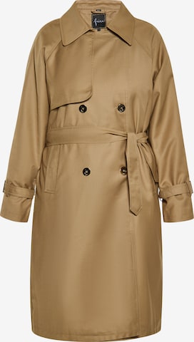 Manteau mi-saison faina en beige : devant