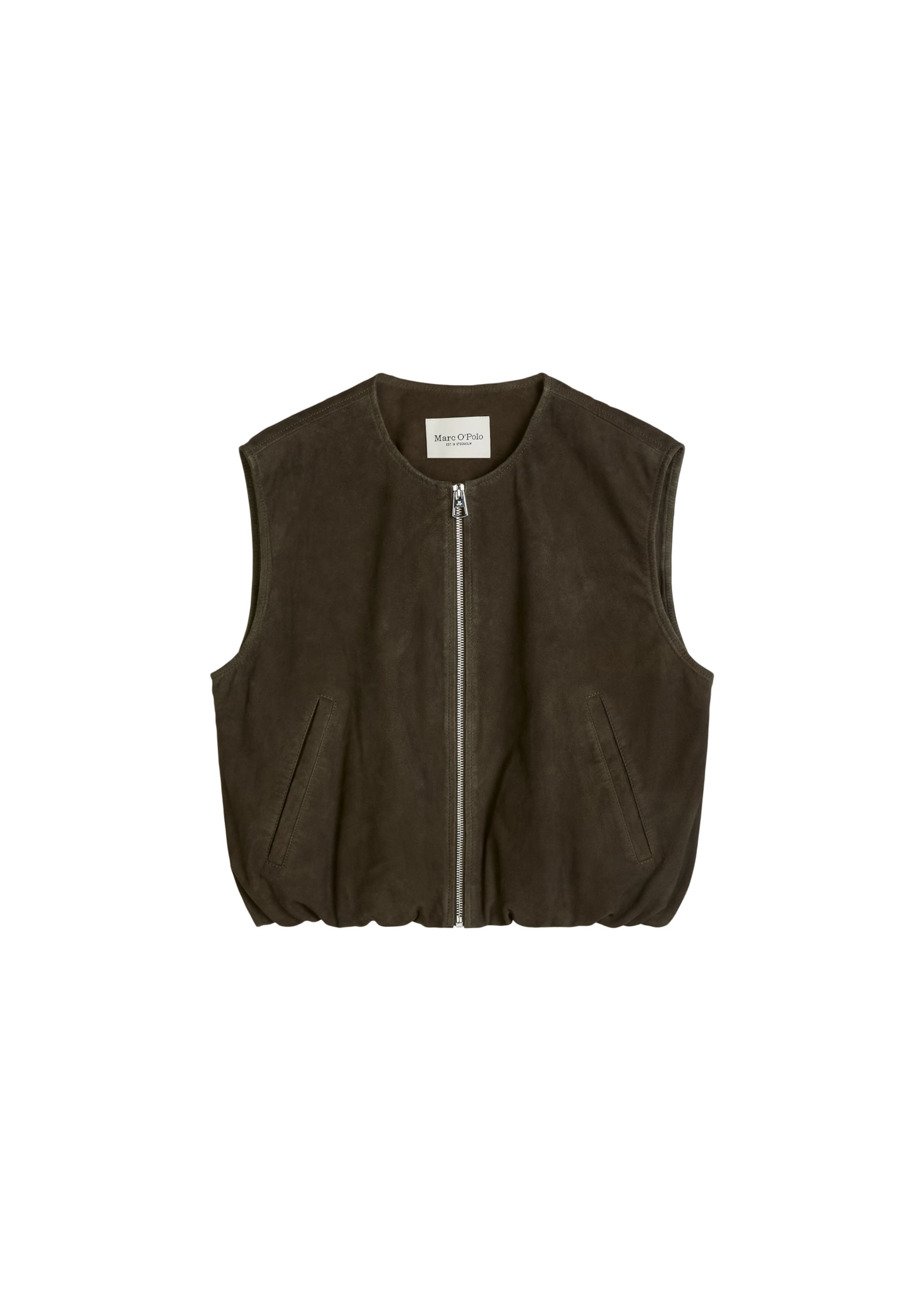 Marc O'Polo Bodywarmer in Bruin: voorkant