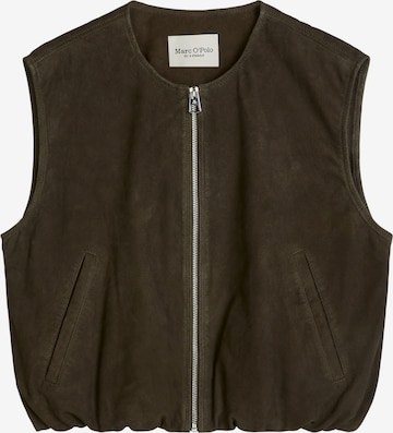 Gilet Marc O'Polo en marron : devant