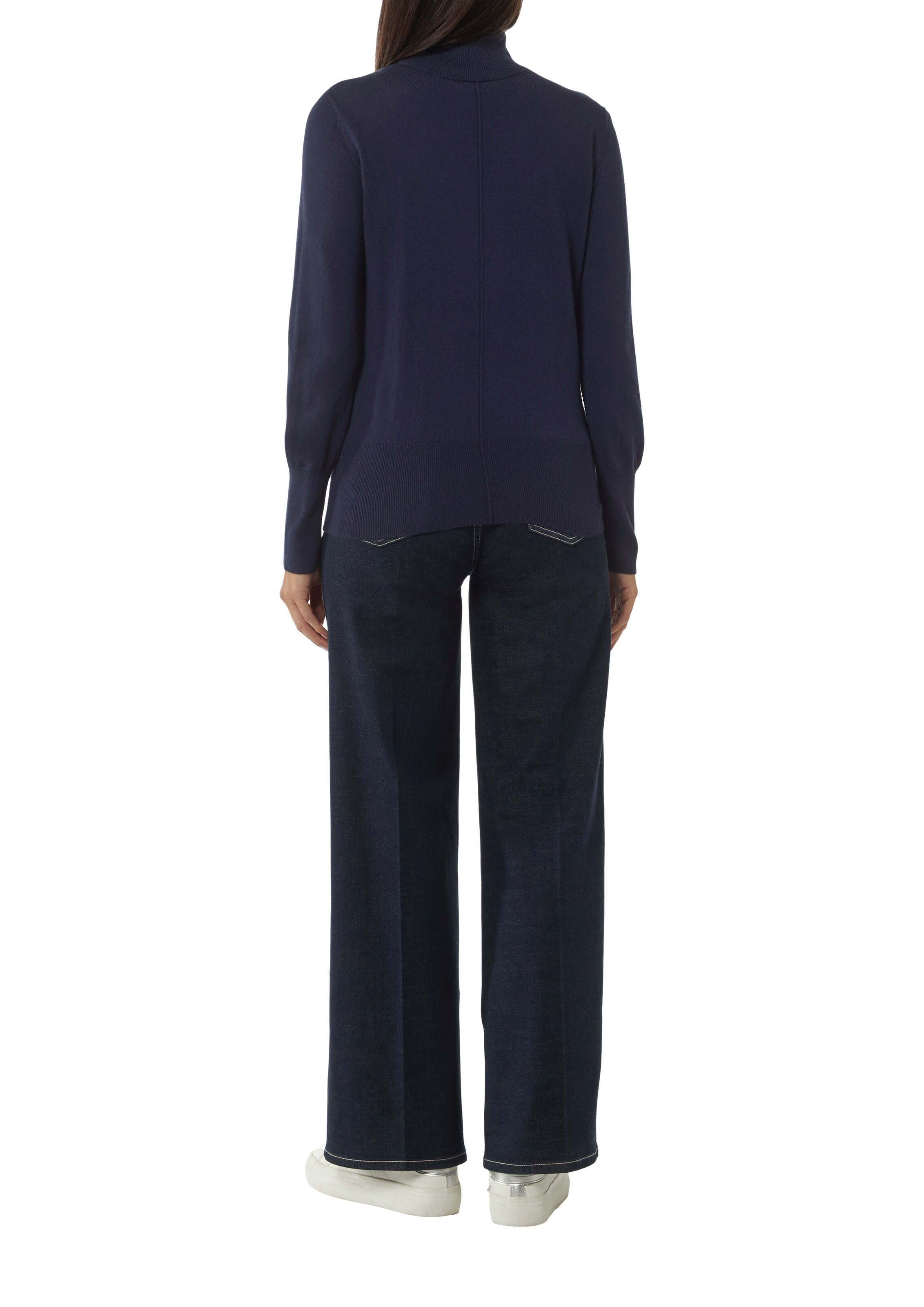 comma casual identity Pullover in Blau: Rückseite