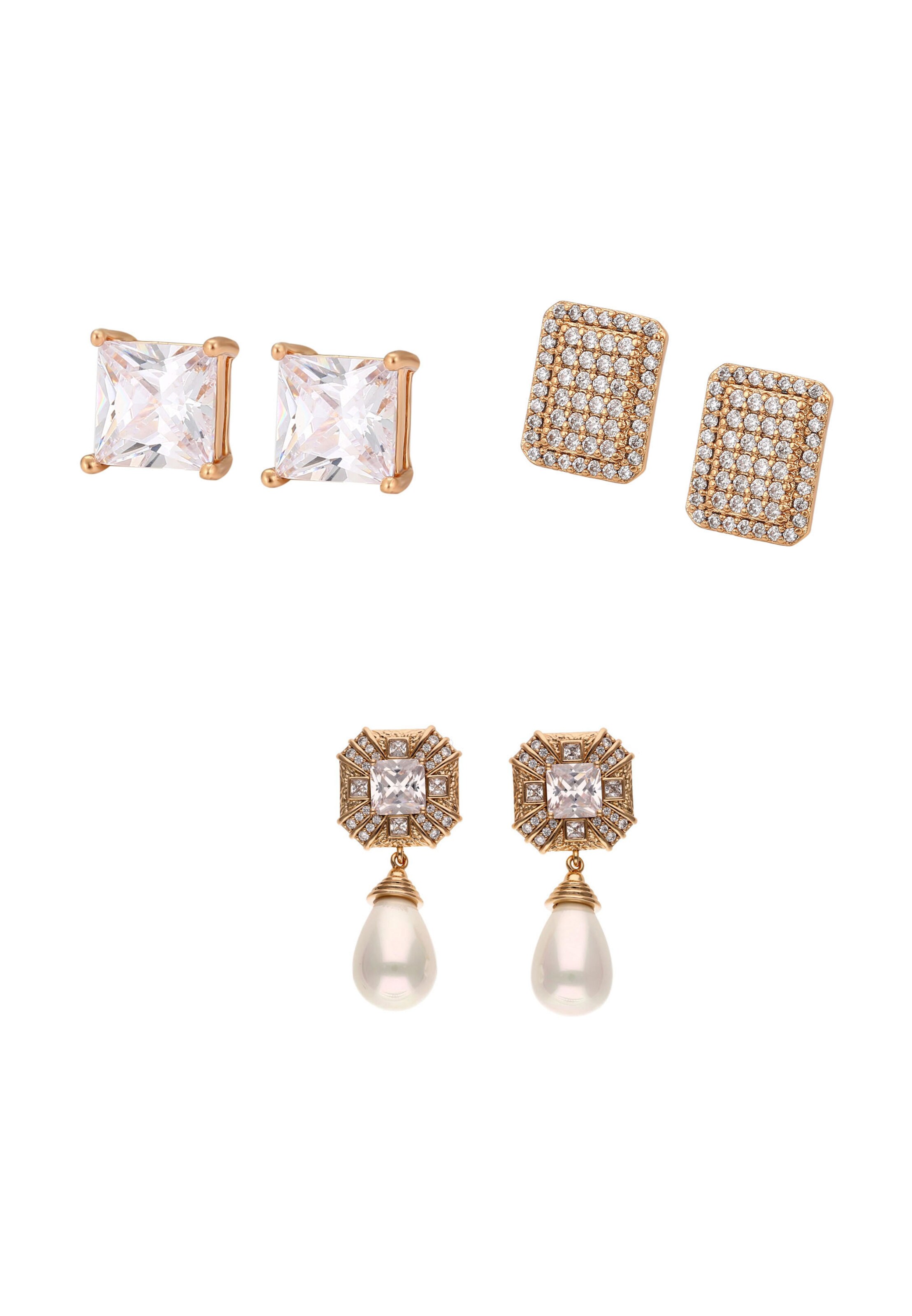 faina Jewelry Set in Gold, Item view