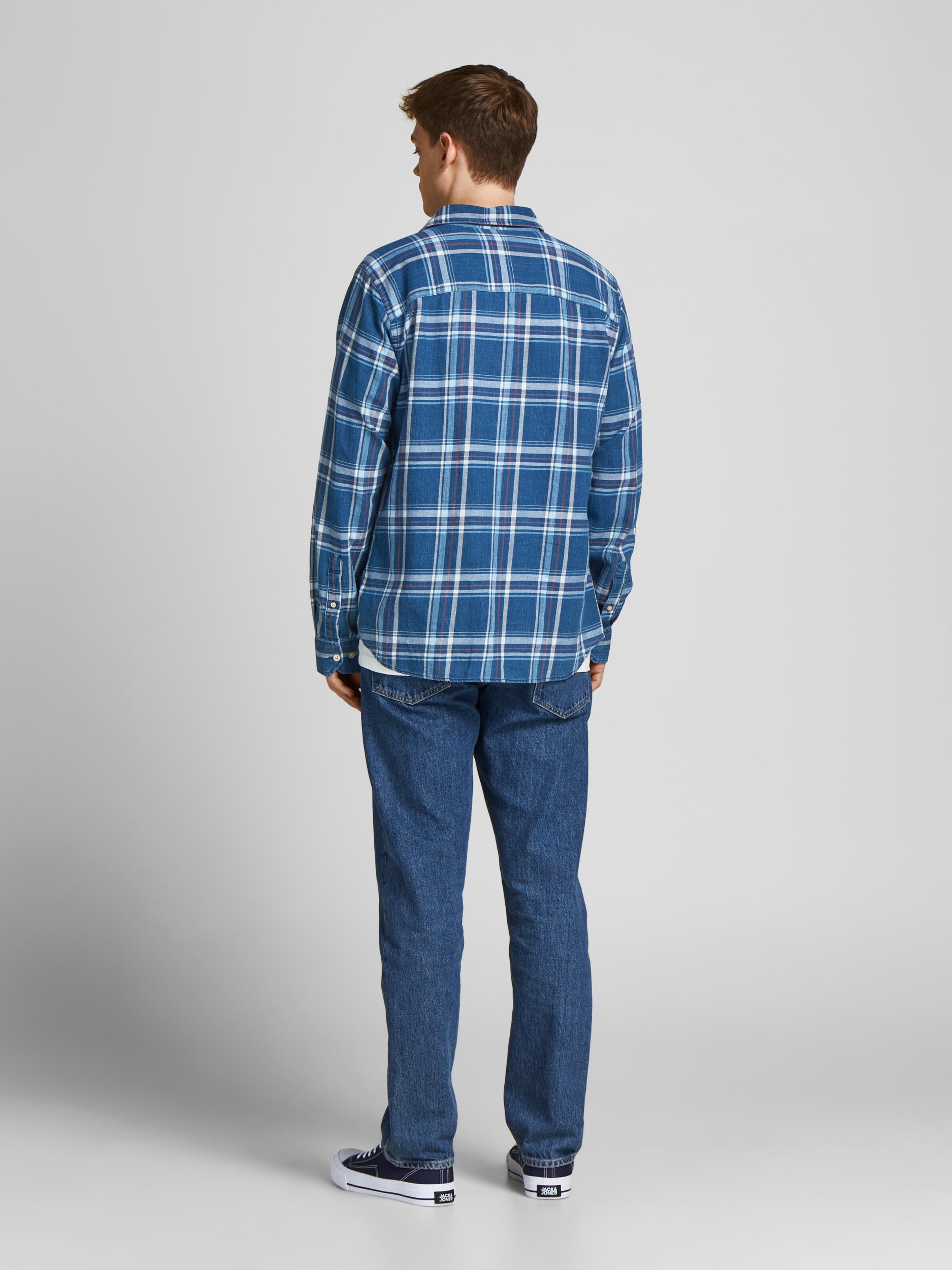 Männer Hemden JACK & JONES Hemd 'Stanley' in Blau - WK87792 Männer Hemden JACK & JONES Hemd 'Stanley' in Blau - WK87792