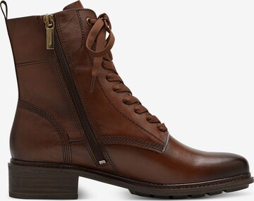 TAMARIS Lace-Up Ankle Boots in Brown