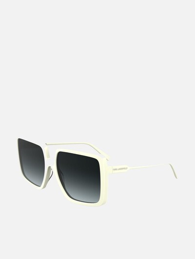 Occhiali da sole in 58 Karl Lagerfeld di colore bianco, Visualizzazione prodotti