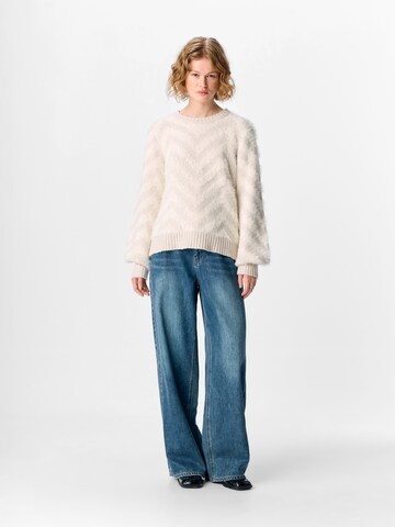 Pull-over 'OBJHOLLOW' OBJECT en beige
