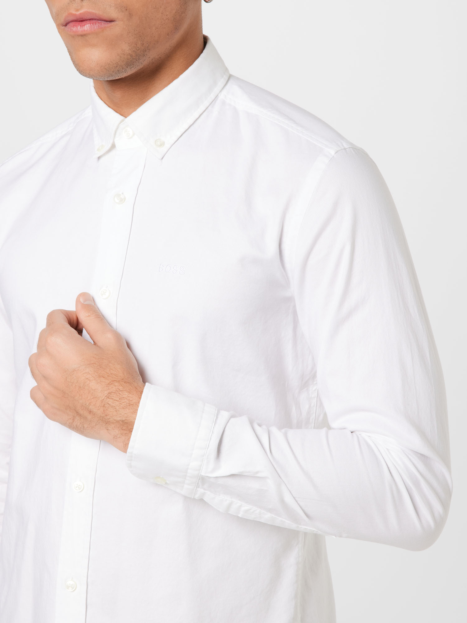 Camicie da uomo Abbigliamento BOSS Camicia HANK in Bianco 