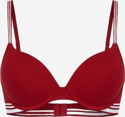 C&City BH in weinrot / weiß, Produktansicht