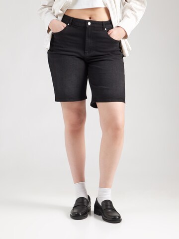 ONLY Carmakoma Wide leg Jeans 'CARWILLY' in Black: front