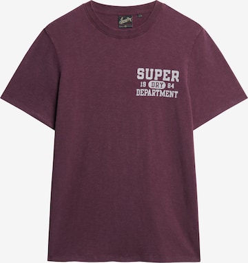 Superdry Μπλουζάκι σε κόκκινο: μπροστά