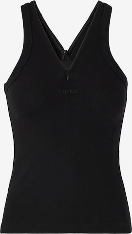 PINKO Top 'CURACAO' in Zwart: voorkant