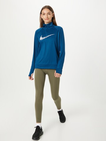 NIKE Sportief sweatshirt in Blauw