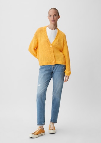 Cardigan comma casual identity en jaune