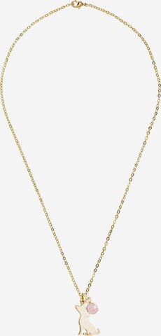 Gemshine Necklace in Gold: front