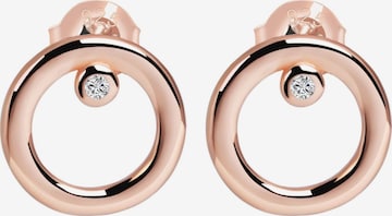 Akzent Earrings '"Beatrice" aus 925 Sterlingsilber, rhodiniert, langlebig' in Gold: front