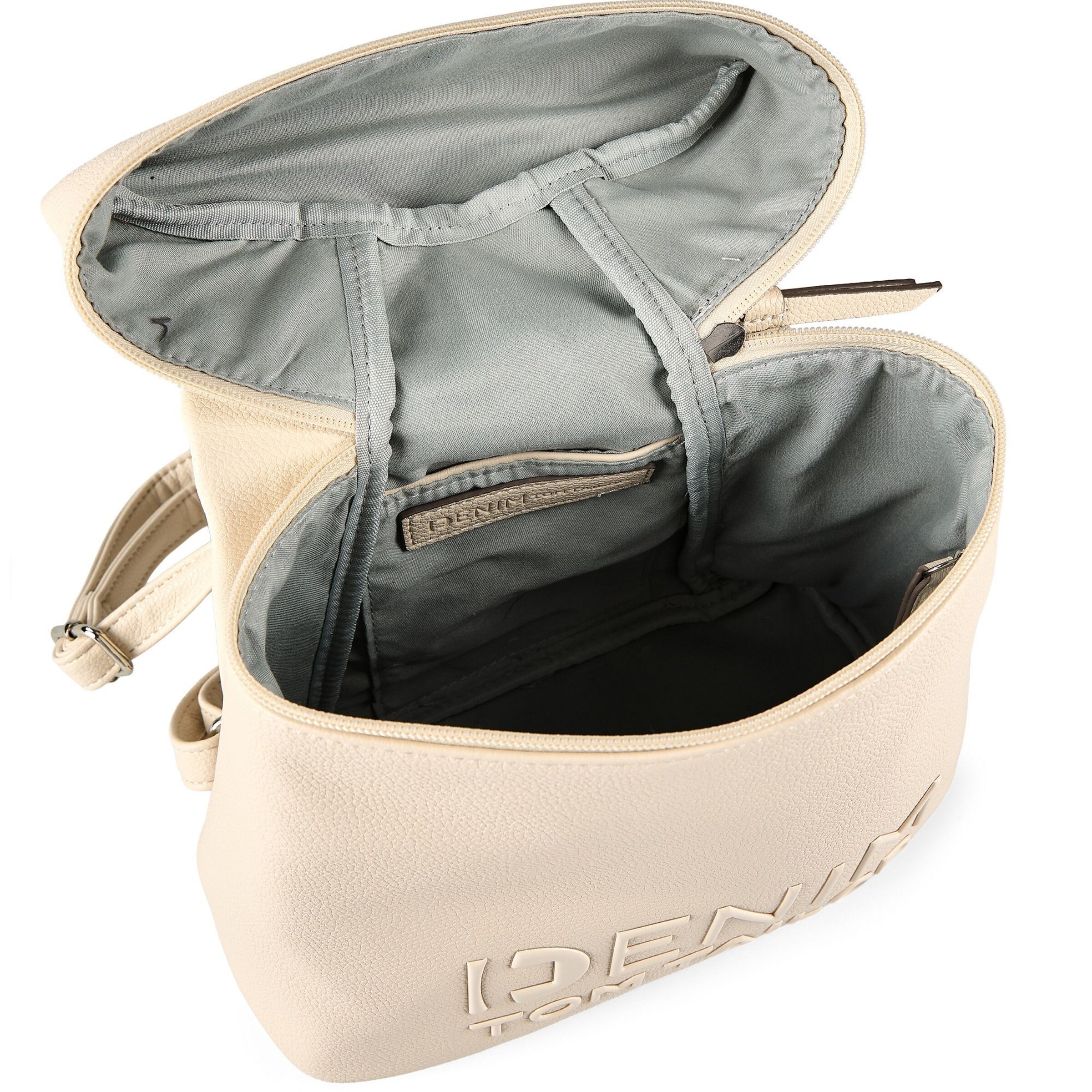 TOM TAILOR DENIM Rugzak 'Aveline' in Wit