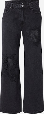 Monki Baggy Farkut värissä musta: etupuoli