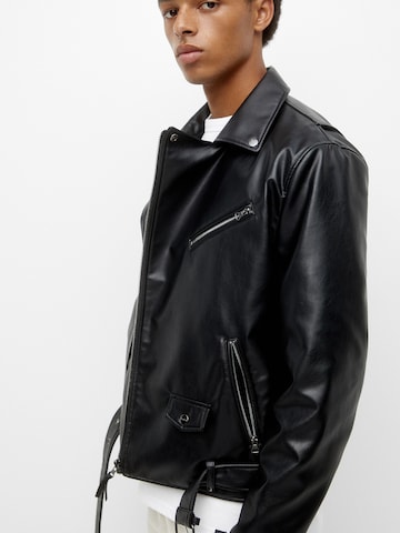 Veste mi-saison Pull&Bear en noir