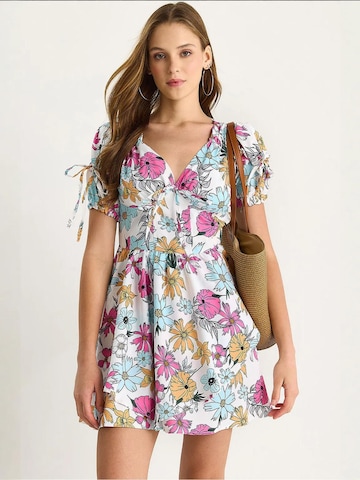 Bianco Lucci Dress in White: front