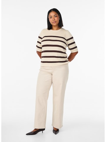 Zizzi Pulover 'MELSA' | bež barva