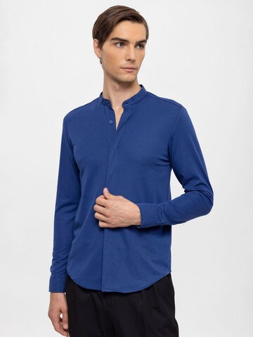 Antioch Regular fit Srajca | modra barva: sprednja stran
