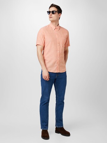 Matinique Regular fit Button Up Shirt 'Trostol' in Orange