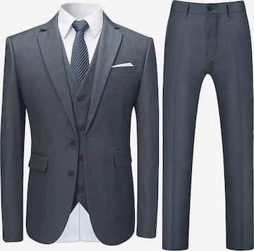 Youthup Slim fit Suit in Grey: front