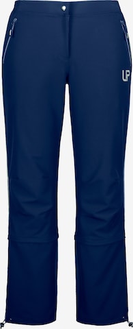 Ulla Popken Regular Functionele broek in Blauw: voorkant
