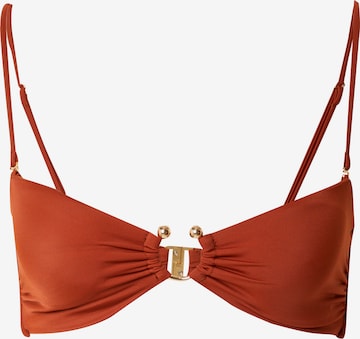 Balconnet Hauts de bikini 'Charline' EDITED en rouge : devant