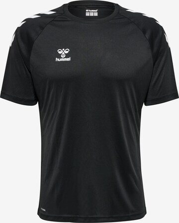 Hummel - Camiseta funcional en negro: frente