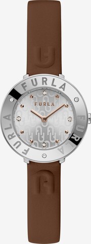 FURLA Analogové hodinky 'Essential' – hnědá