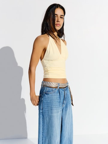 Bershka Top - sárga