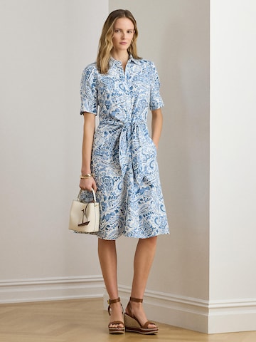 Rochie tip bluză 'CLASSIC' de la Lauren Ralph Lauren pe alb: față