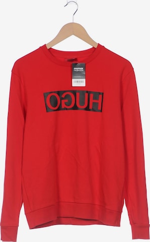 HUGO Red Sweatshirt & Zip-Up Hoodie in M in Red: front