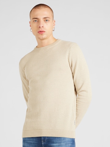 Only & Sons Sweter 'TAPA' w kolorze beżowy: przód