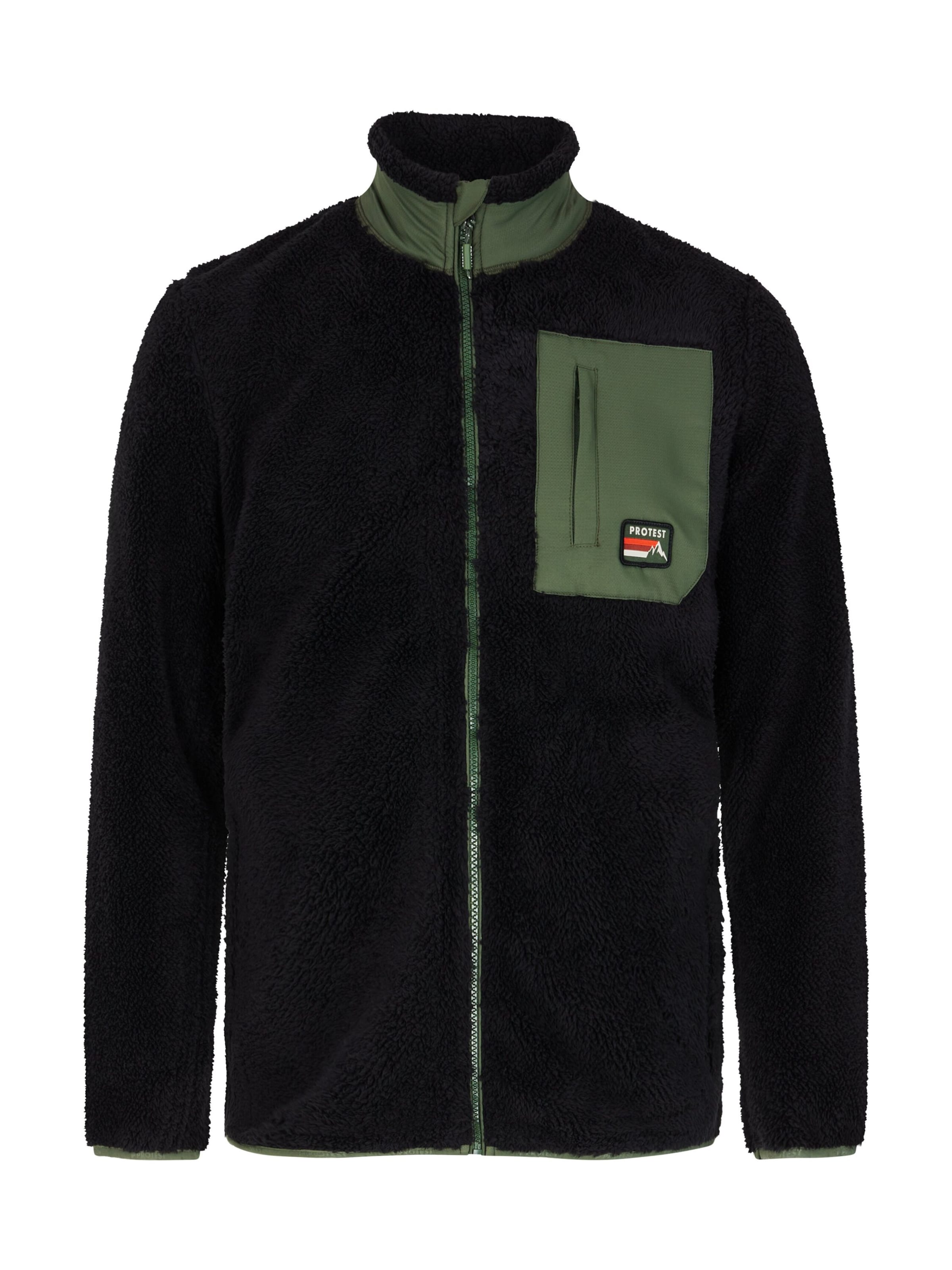 PROTEST Fleecejacke 'PRTLOAD'‌‌‌‌‌‌‌ in schwarz, Produktansicht