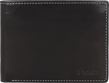 Esquire Wallet in Black: front