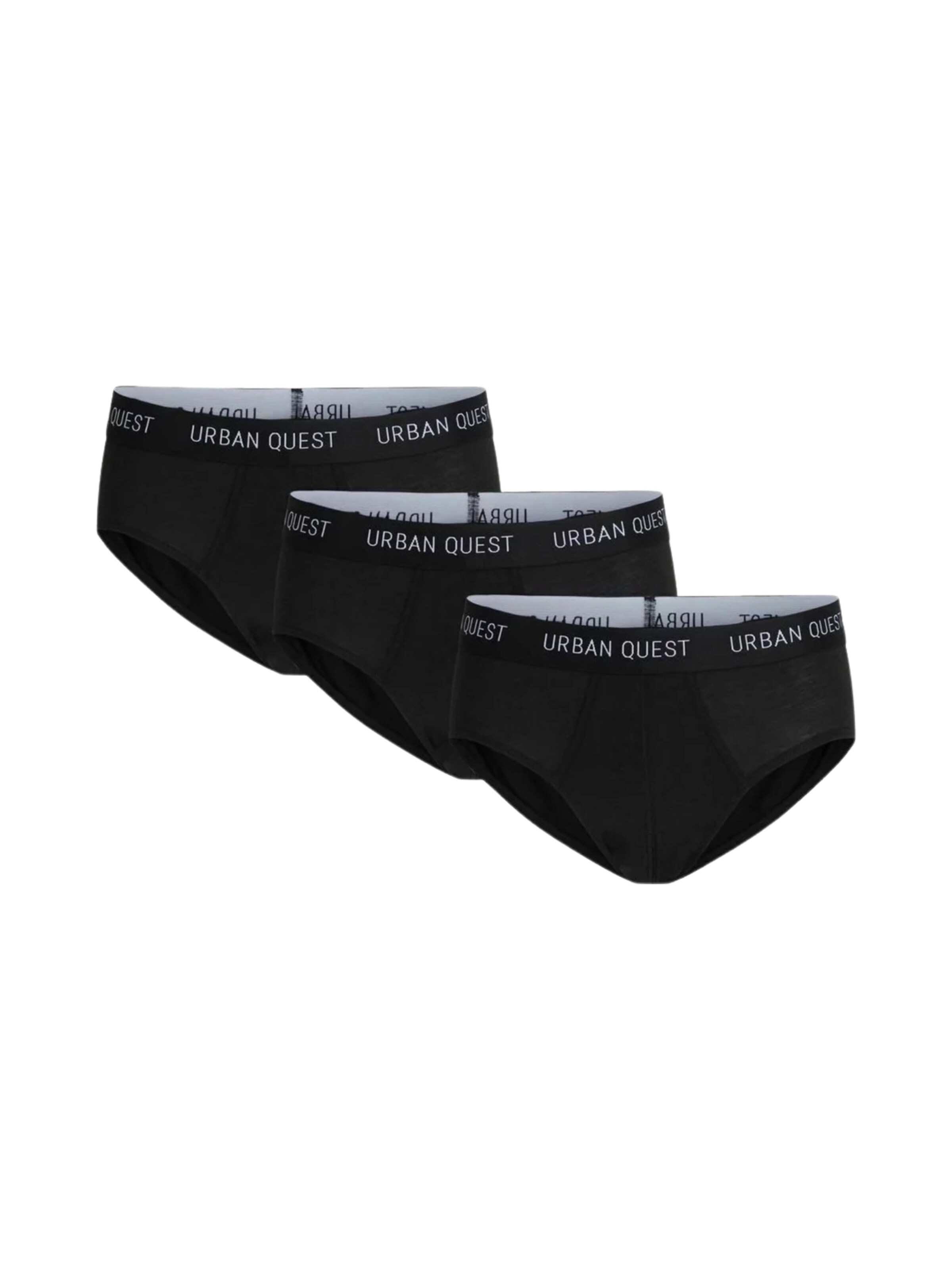 URBAN QUEST Slip in Schwarz: Vorderseite