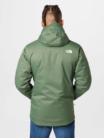 THE NORTH FACE Klasický střih Sportovní bunda 'Quest' – zelená