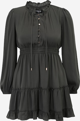 Robe-chemise 'Melissa' Forever New Petite en noir : devant